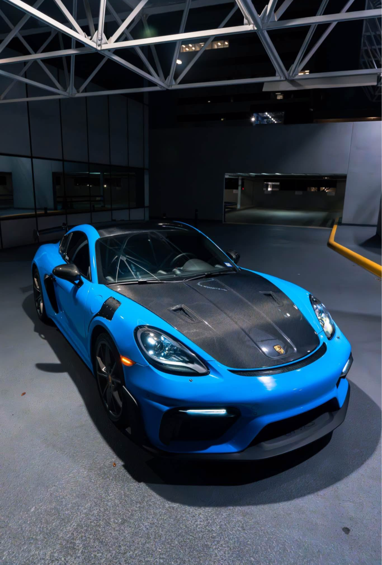 Dry Carbon Fiber GT4RS Style Hood Bonnet - Porsche 718/ Boxster/Cayman/GT4/GT4RS.