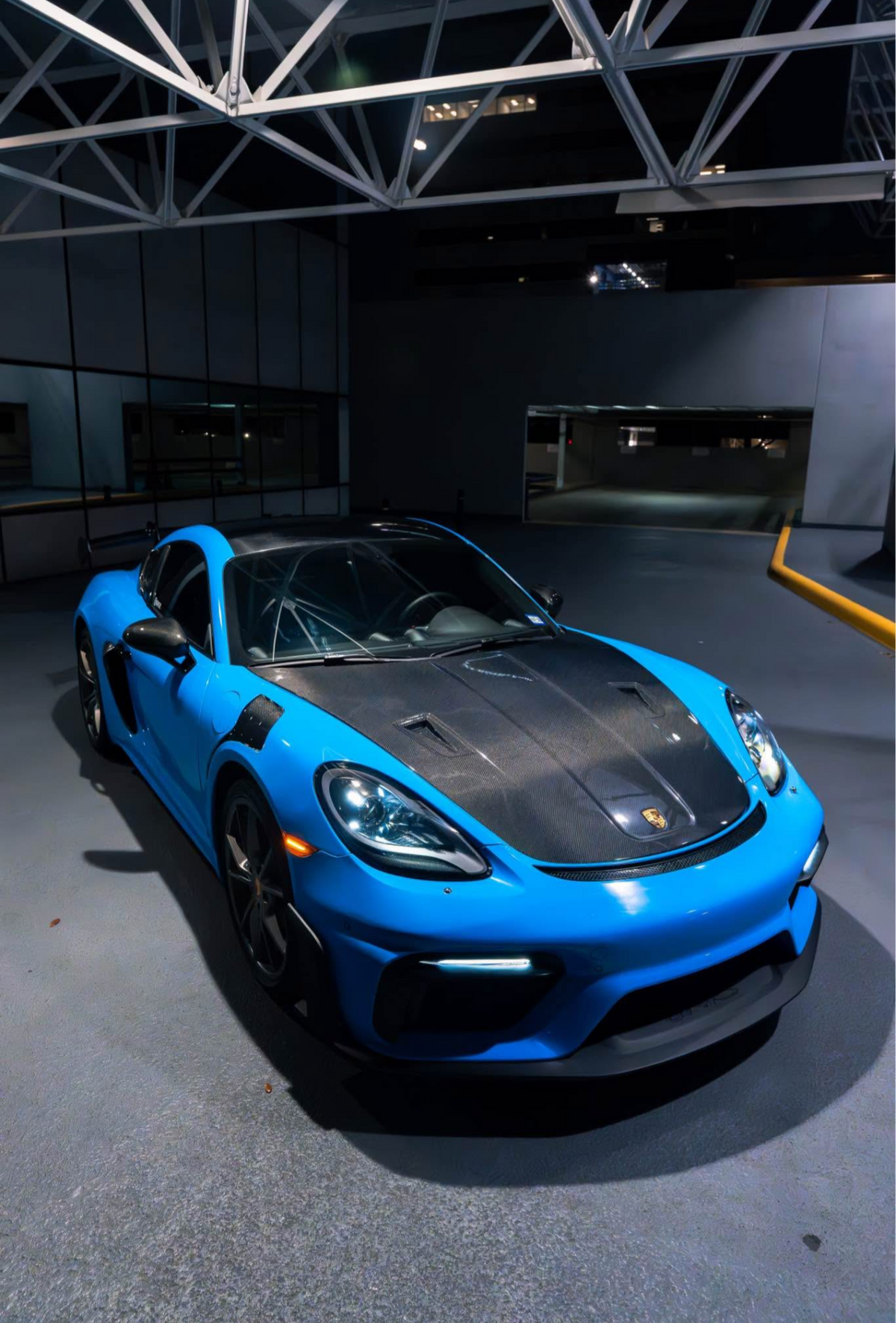 Dry Carbon Fiber GT4RS Style Hood Bonnet - Porsche 718/ Boxster/Cayman/GT4/GT4RS.