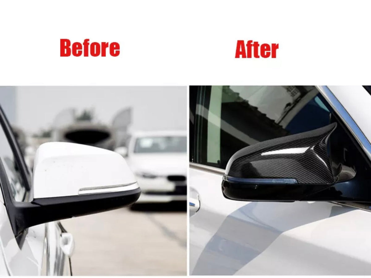 M style Carbon Fiber Mirror Cap Set - BMW F10 & F07 5 Series.