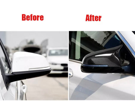 M style Carbon Fiber Mirror Cap Set - BMW F10 & F07 5 Series.