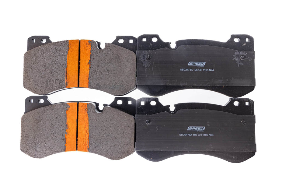 SBD Ceramic Brake Pads for 2021+ BMW M2 / M3 / M4 Iron Rotors (G80/G81/G82/G83/G87)