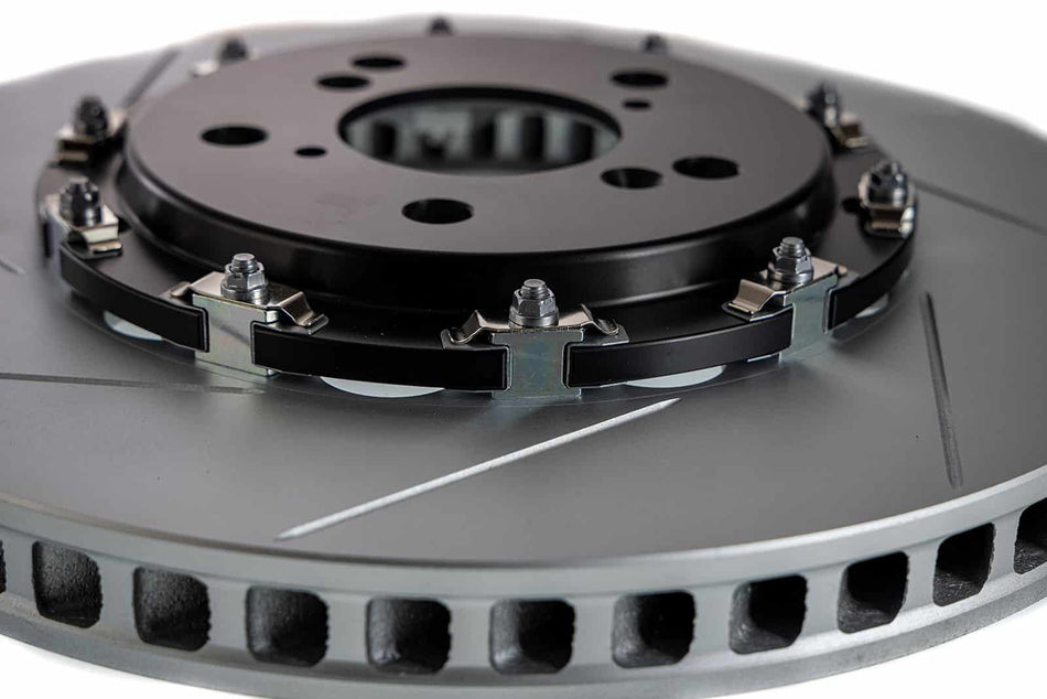 SBD 2-Piece Front Slotted Rotors for 2017+ Honda Civic Type R (Sold in Pairs)
