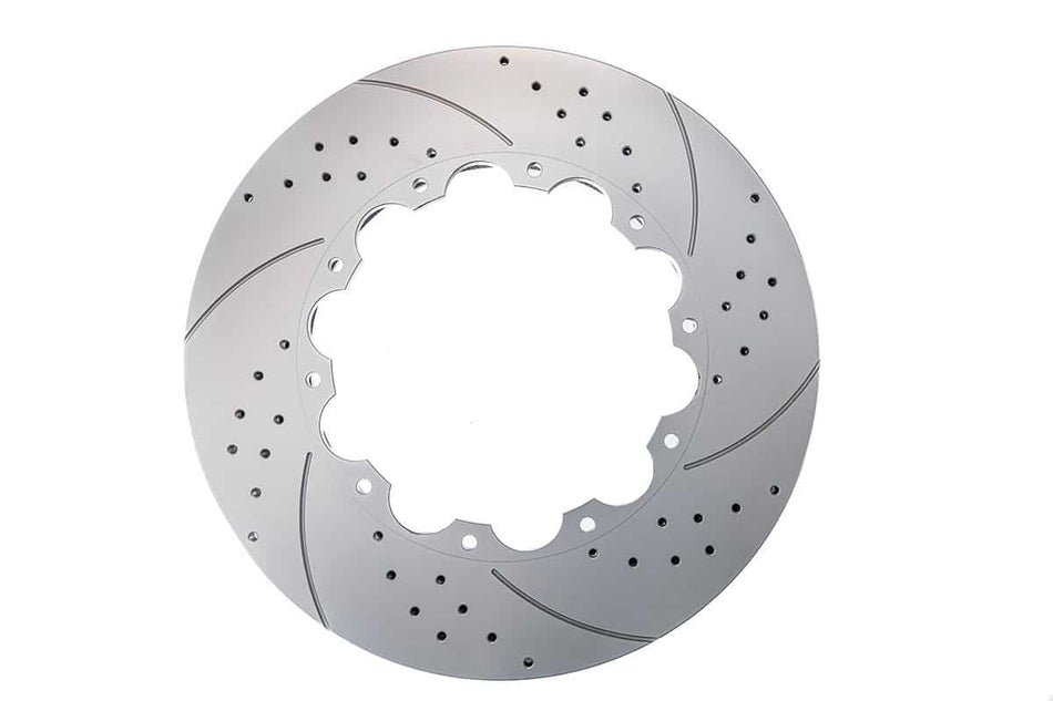 SBD Complete Iron Brake Package (Rotors + Pads + Ti Hardware) - Nissan GT-R R35