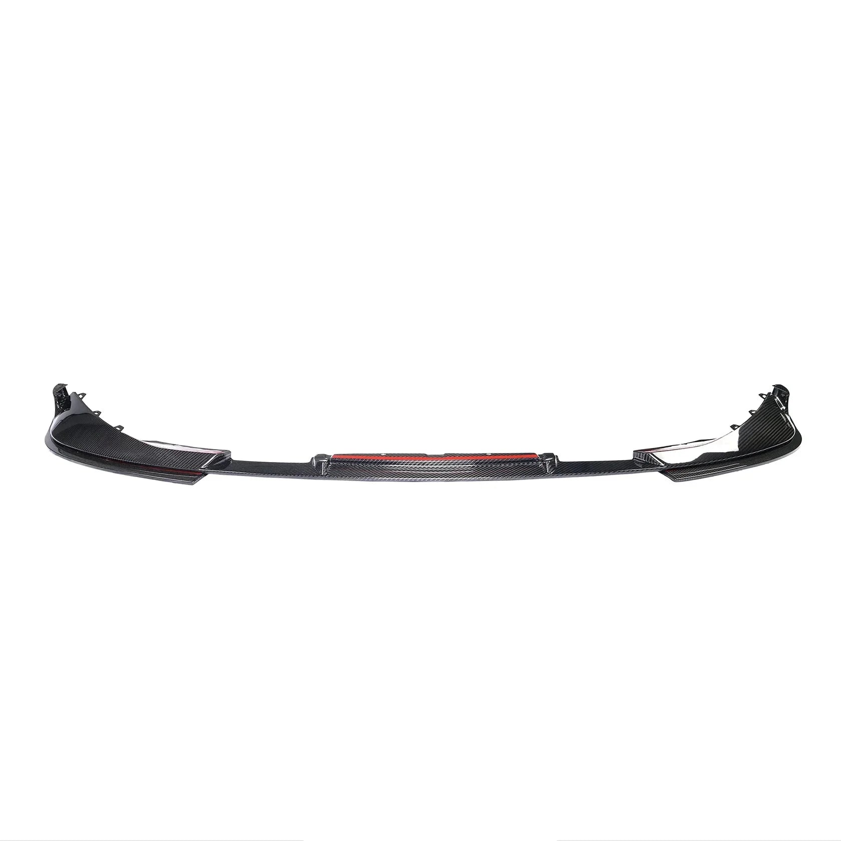 3D Style Dry Carbon Fiber Front Lip w/ Installed by OEM Mounting points - BMW G80 M3 & G82 / G83 M4.
