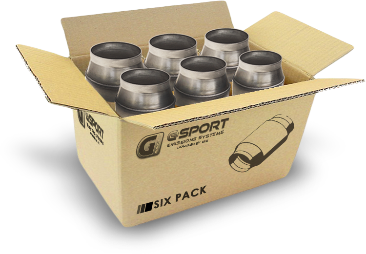 G-Sport 610025 - 6x NonEPACAT 300CPSI 2.5"