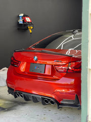 PSM Style High Kick Carbon Fiber Trunk Spoiler - BMW F82 / F83 M4.