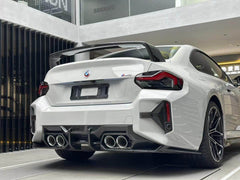 MP Style Dry Carbon Fiber Rear Spoiler wing - BMW G87 M2 & BMW G42 2 series.