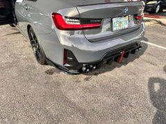 Carbon Fiber Diffuser W/ BrakeLight - BMW G20 3 Series LCI.