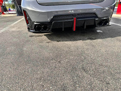 ABS Gloss Black Diffuser W/ Brake Light- BMW G20 3 Series LCI.
