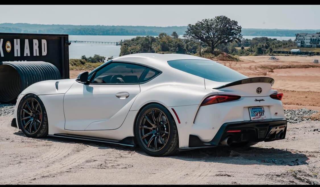 A-Style Carbon Fiber Side Skirt Extension - Toyota A90A91 Supra.