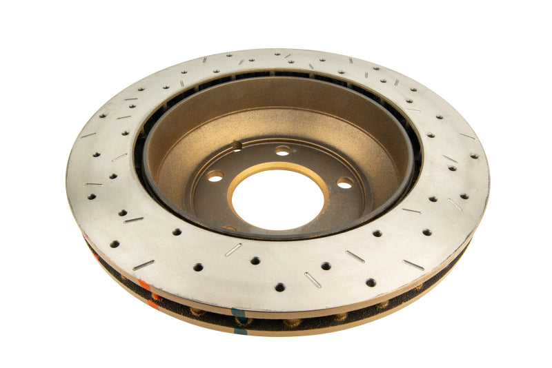 DBA 06-15 Audi Q7 Rear Drilled & Slotted 4000 Series Rotor