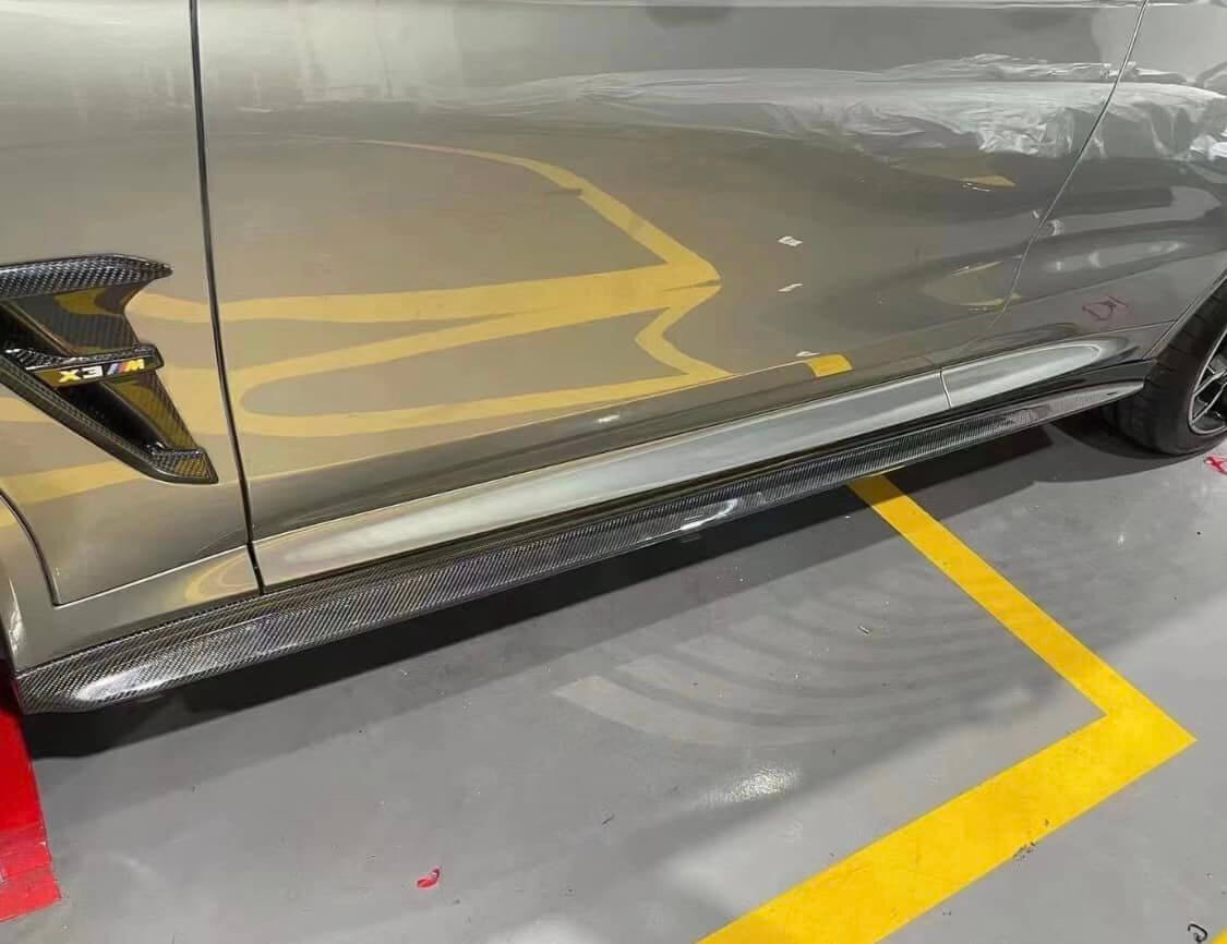 3D Style Carbon Fiber Side Skirts - BMW F97 X3M / F98 X4M & G01 X3.