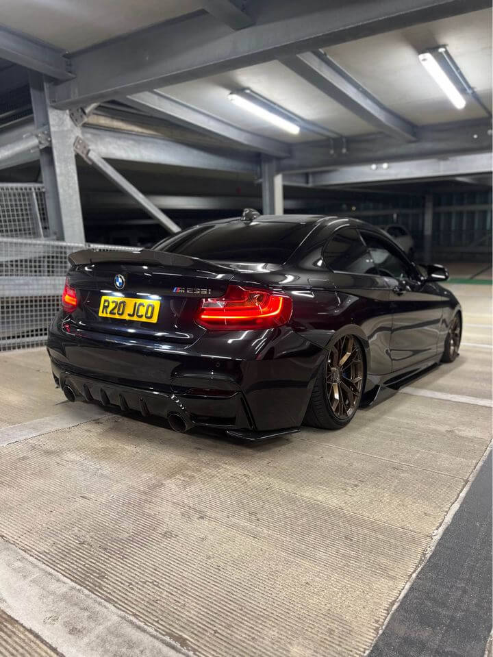 PSM Style High Kick Carbon Fiber Trunk Spoiler - BMW F87 M2 & F22 2 Series.
