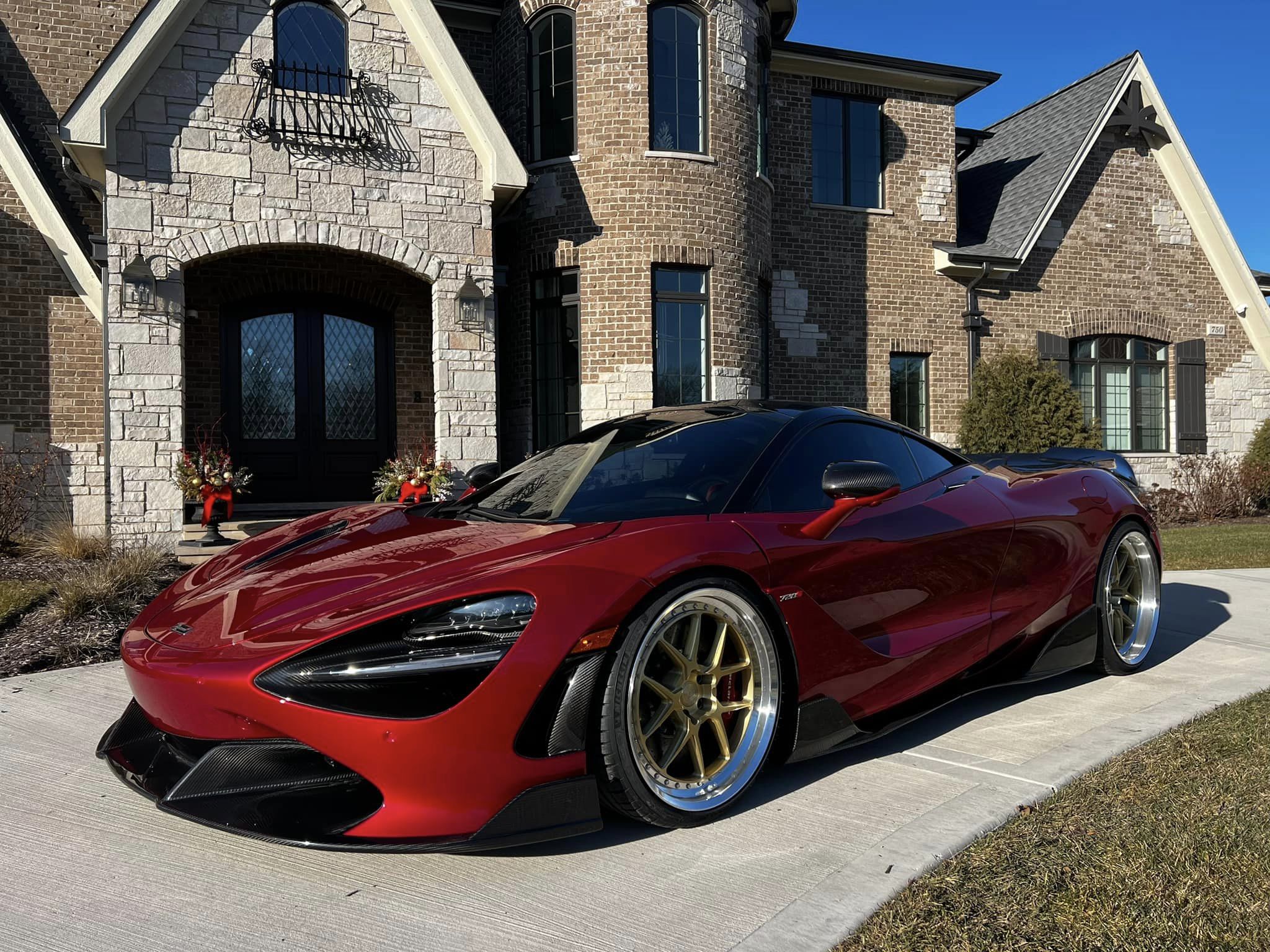 Carbon fiber Front Side Air Vent Ducts - McLaren 720s