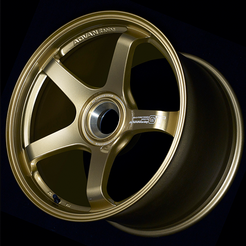 Advan GT for Porsche 21x10.5 / +50 Offset / 5-130 / 71.8mm Bore / Racing Brass Gold