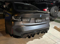 GTS Style Clear OLED Taillights - BMW G80 M3 & G20 3 Series.