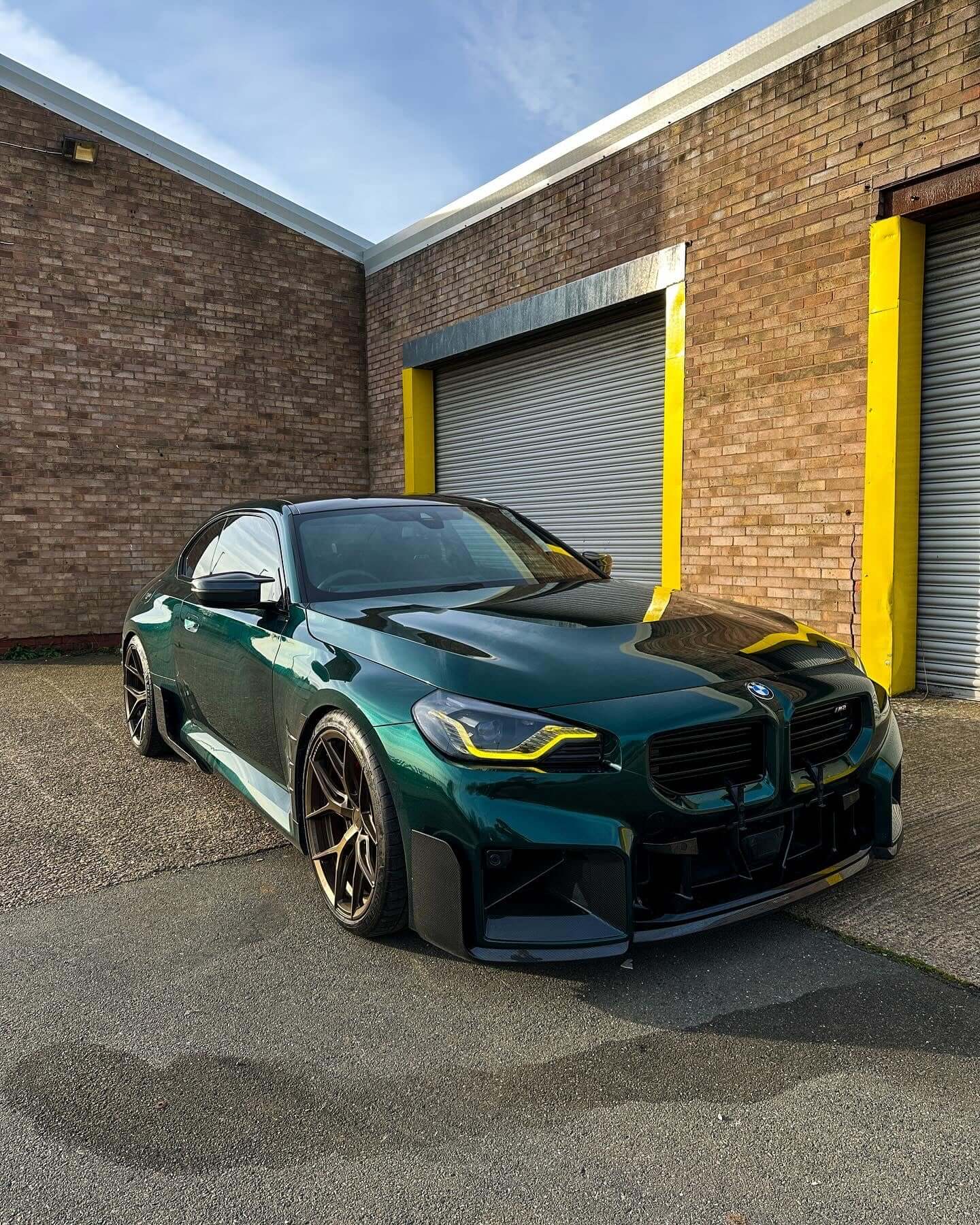 MP Style Carbon Fiber Front Lip - BMW G87 M2.