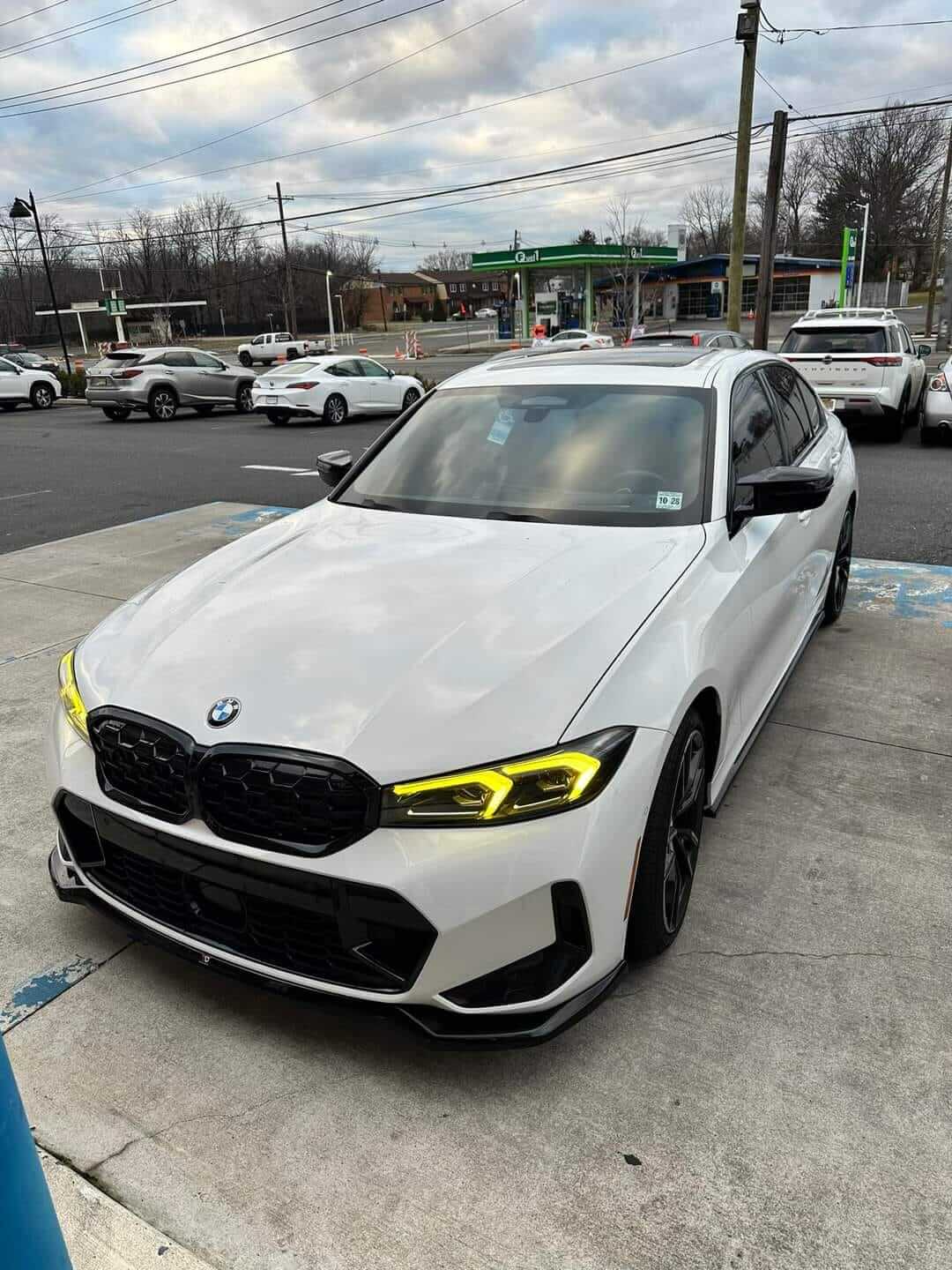CSL Yellow Headlight DRL Module - BMW G20 3 Series.
