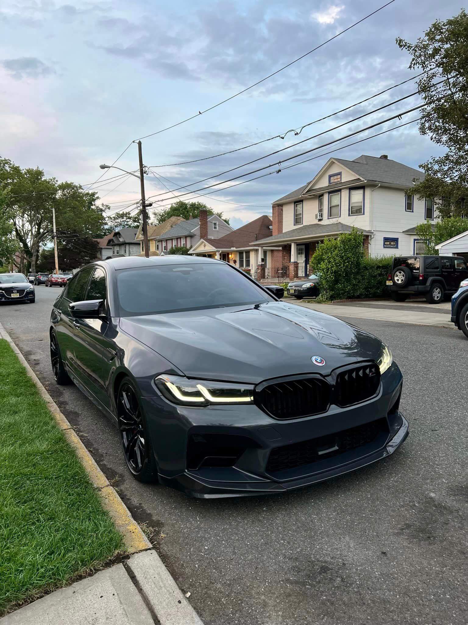 MP Style Carbon Fiber Front Lip - BMW F90 LCI/G30 M5.