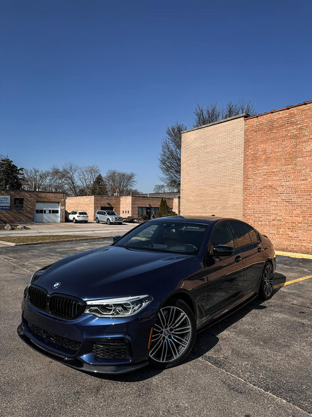 Carbon Front Bumper Lip - BMW G30/G38 LCI M-Tech 5 Series.