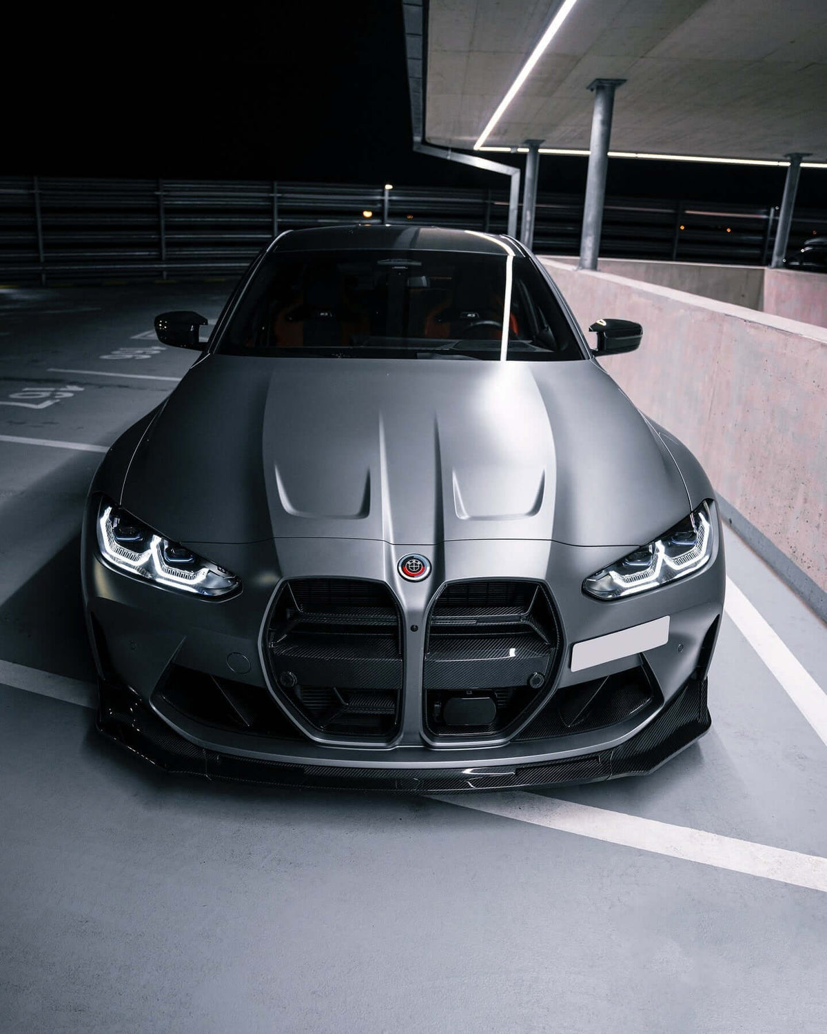 V Style Carbon Fiber Front Lip - BMW G80 M3 & G82 / G83 M4.