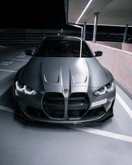 V Style Carbon Fiber Front Lip - BMW G80 M3 & G82 / G83 M4.