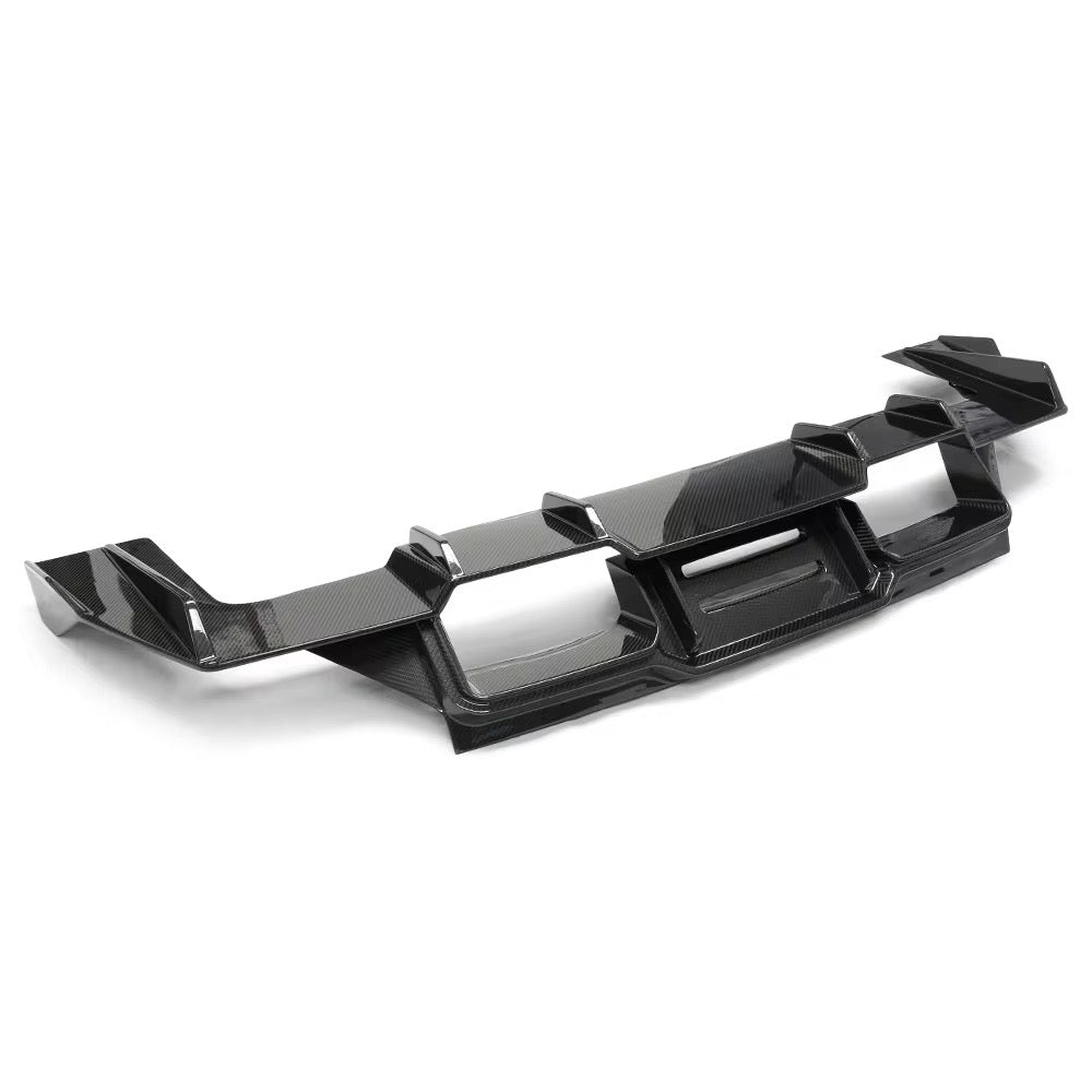 V Style Carbon Fiber Rear Diffuser w/ undertray diffuser - BMW G87.