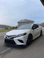 ABS Gloss Black Front Lip & Rear Diffuser w/ LED - Toyota Camry.