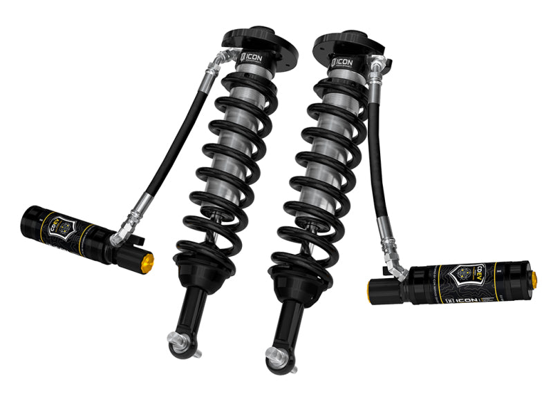 ICON 2021+ Ford F150 2WD 0-3in Lift Front V.S. 2.5 Series Coilovers Extended Travel RR w/ CDEV -Pair