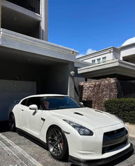 CARBON FIBER FRONT BUMPER LIP FOR NISSAN R35 GTR.