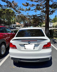 MP Carbon Fiber Spoiler Rear Trunk Spoiler - BMW E82 1-Series.
