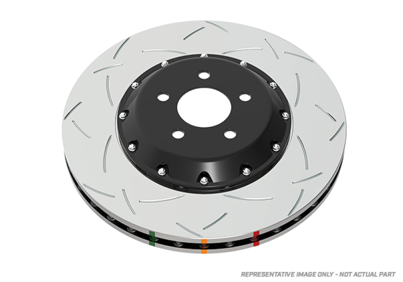 DBA 04-09 Cadillac XLR Front 5000 Series 2-Piece Slotted Rotor w/Black Hat