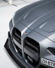 Carbon Fiber 50th Years M Heritage Emblem Roundel Cover &  Hub Cap Replacement (7 Piece)- BMW Roundel.