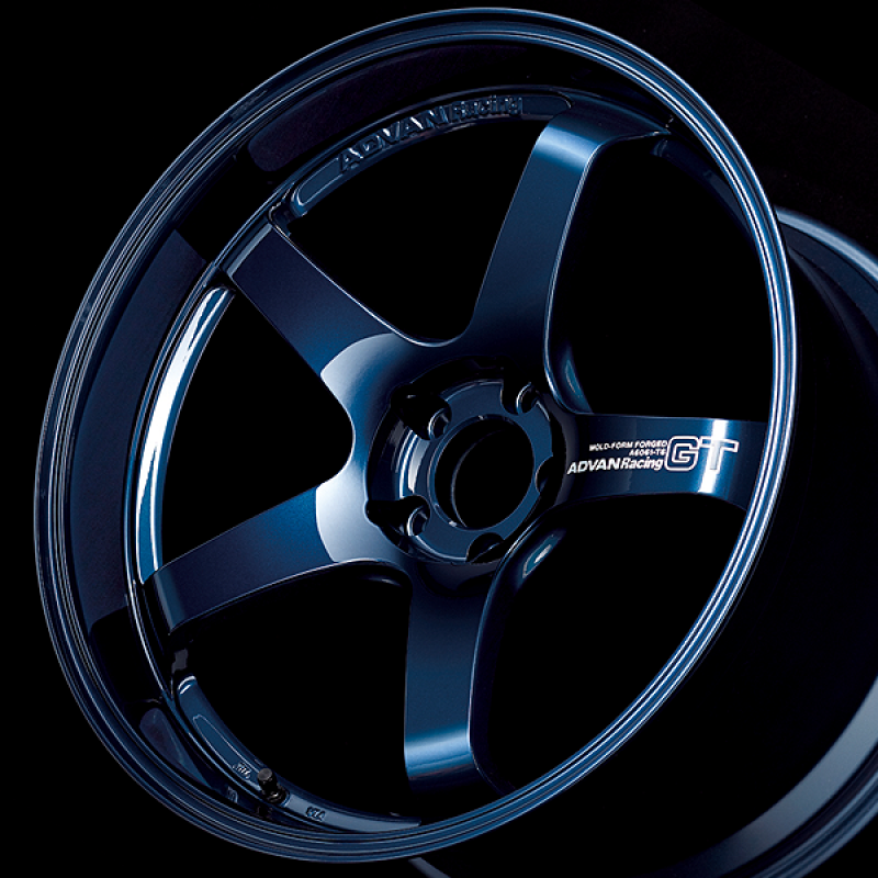 Advan GT Premium Version 21x11.0 / +05 ET / 5-114.3 / 73mm Bore / Racing Titanium Blue & Ring