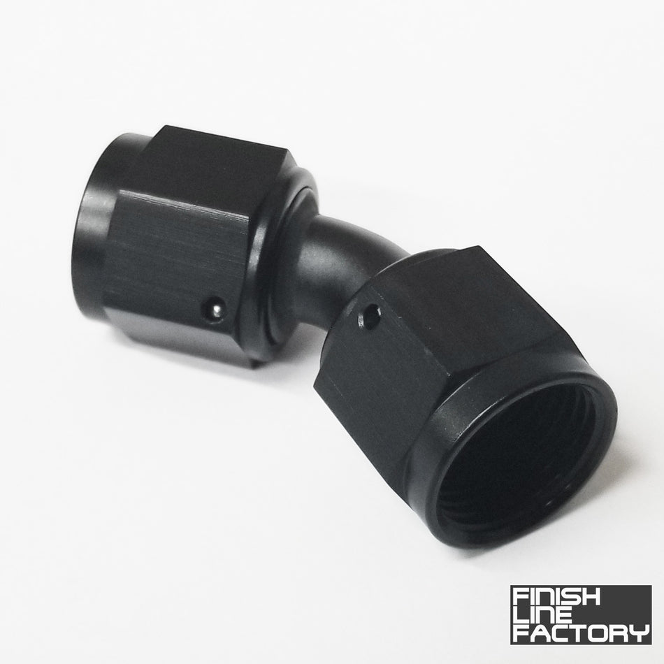 FLF AN to AN Swivel Coupler - 45 Degree