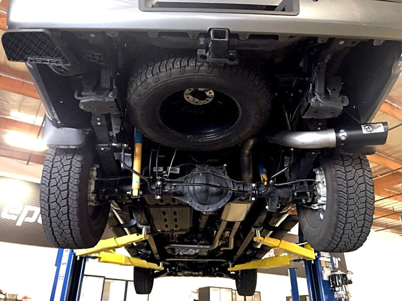 aFe MACHForce XP Exhausts Cat-Back SS-409 Nissan Titan XD 16-19 V8-5.6L - Black