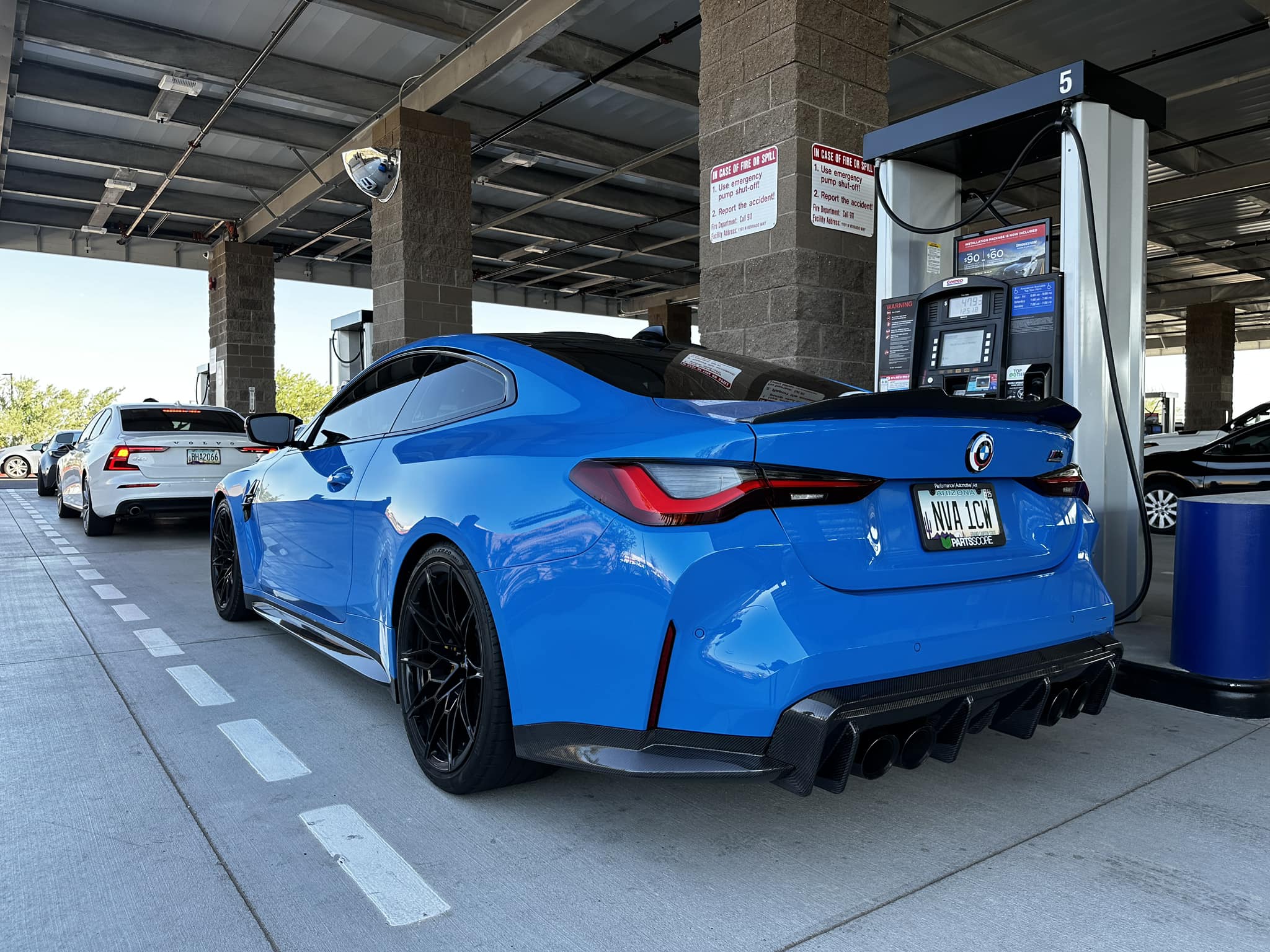3D Style Carbon Fiber Rear Diffuser + Corner Extension - 2021-2025 BMW G80 M3.