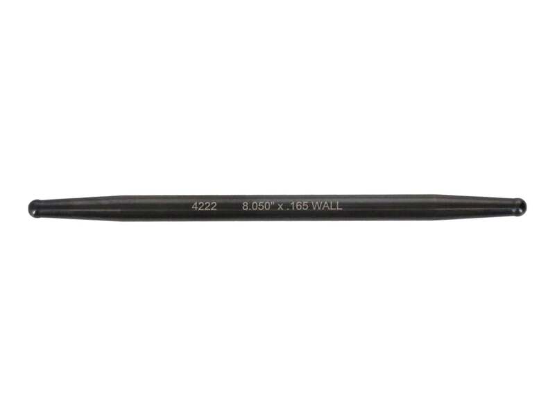 Manley Push Rod - 7/16 Dia. - 10.250 Length - 0.165 Wall - 4130 Chrome Moly - Swedged End - Set of 8