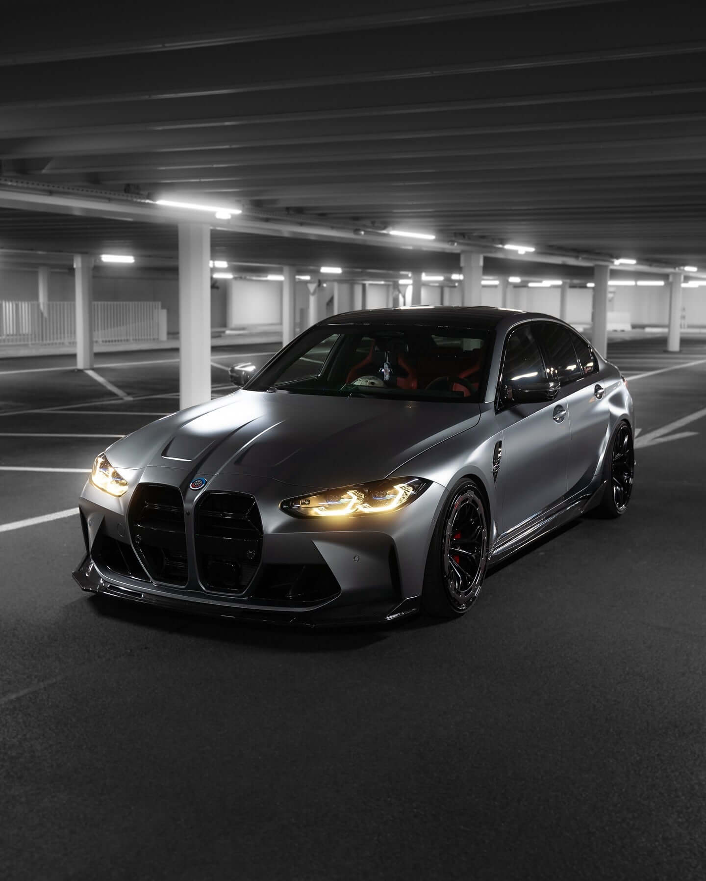 V Style Carbon Fiber Front Lip - BMW G80 M3 & G82 / G83 M4.