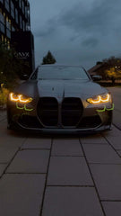 V Style Carbon Fiber Front Lip - BMW G80 M3 & G82 / G83 M4.
