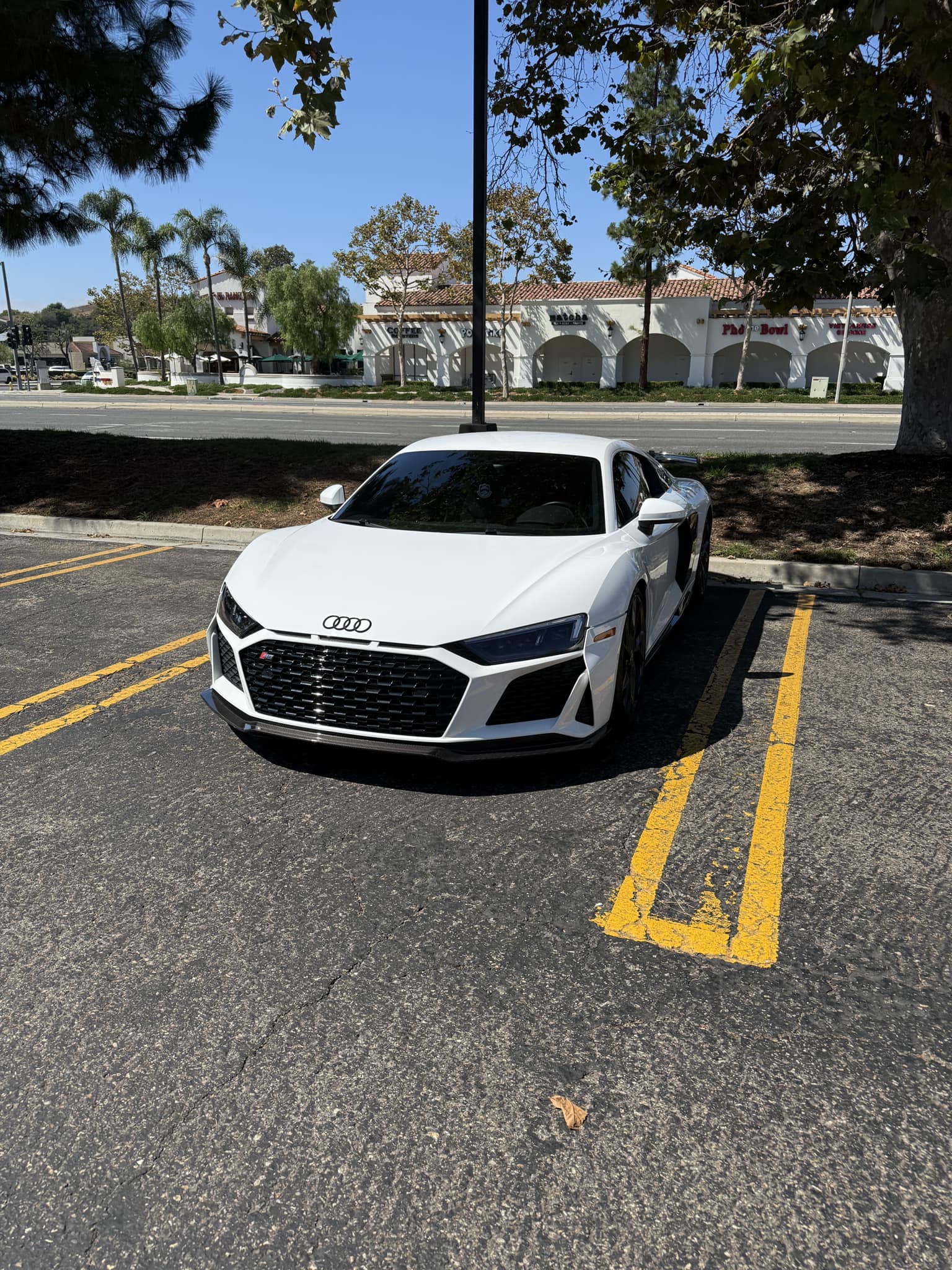 GT Carbon Fiber Front Lip - Audi R8 2019-2023.