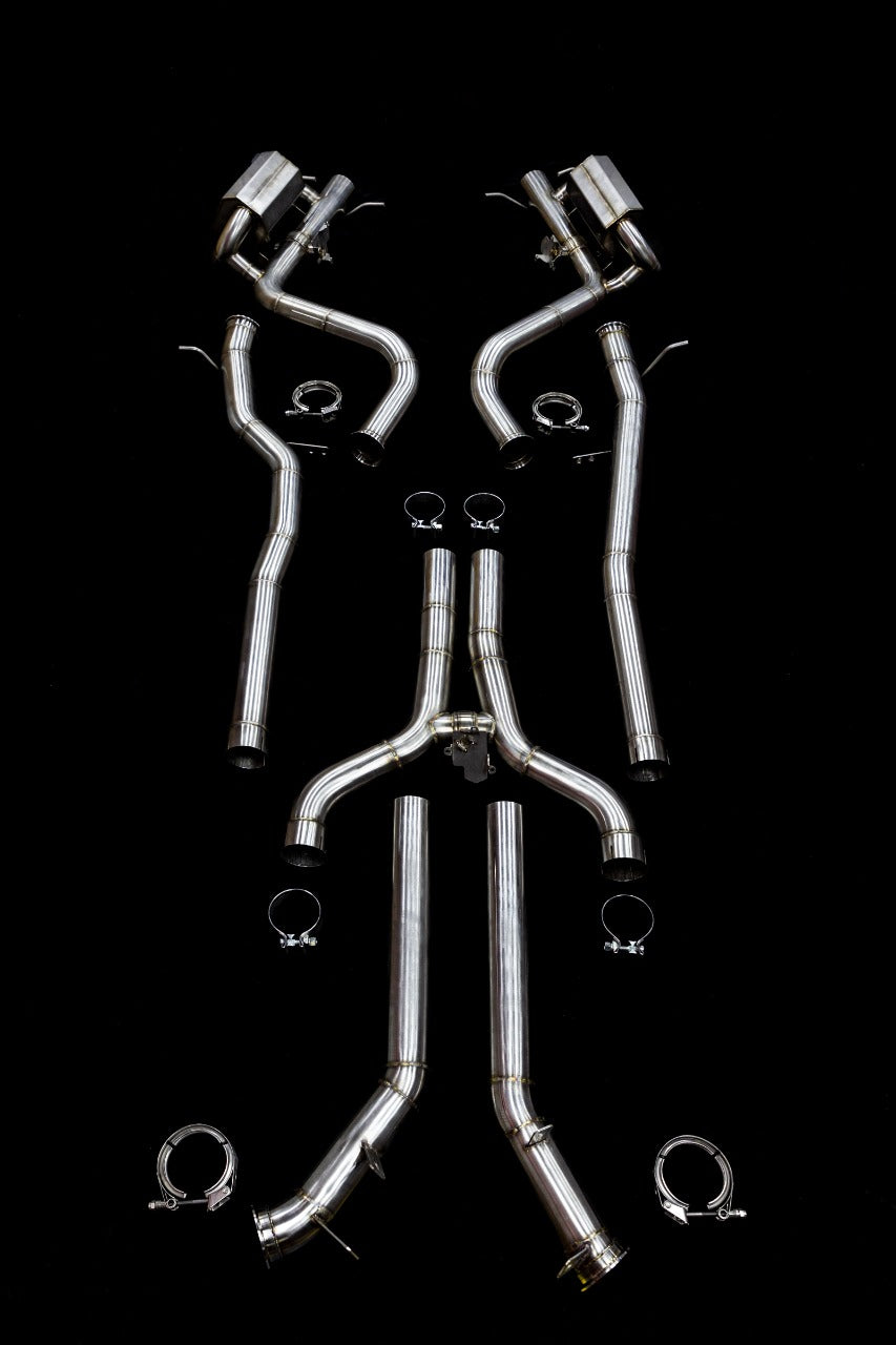 BlackBoost Mercedes E63(S) AMG M177 (213) Valved Catback Exhaust System 76 MM / 3 INCH
