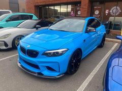 M Style Carbon Fiber Front Lip - BMW F87 M2.