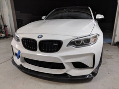 3D Design Style Carbon Fiber Front Lip - BMW F87 M2.
