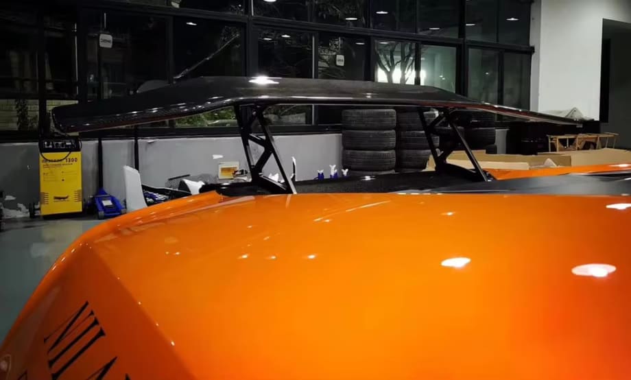 Carbon Fiber DMC Style Rear Wing w/ base -  Lamborghini Huracan LP580 LP610.