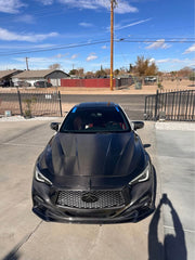 Carbon Fiber Fiber Front Bumper - Infiniti Q60.