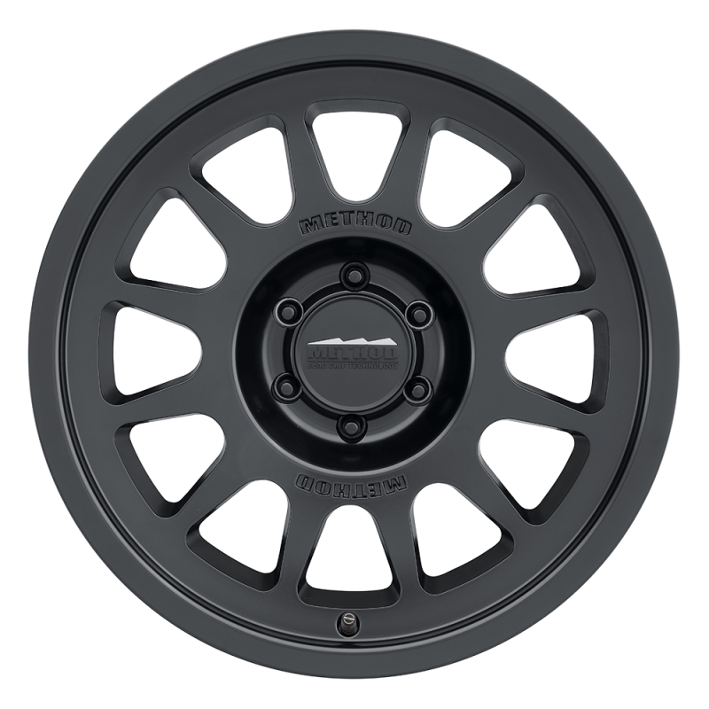 Method MR703 Bead Grip 18x9.0 -12mm 6X5.5 106.25mm CB - Matte Black
