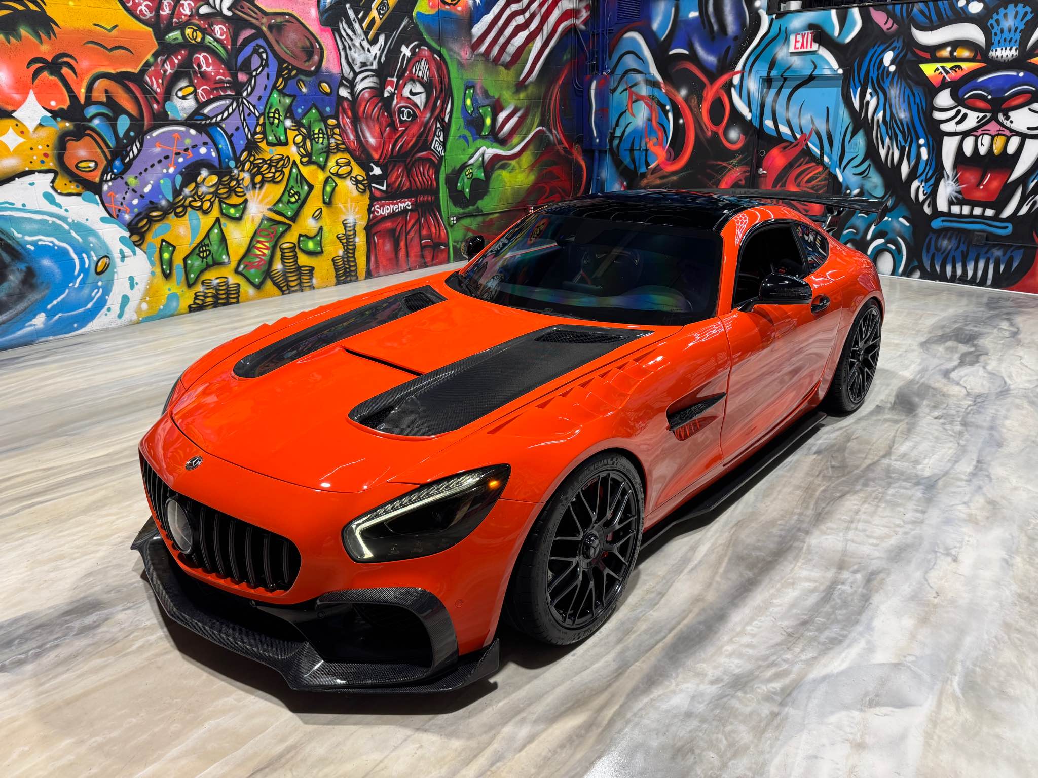 Carbon fiber Black Series Style Hood - Mercedes AMG GT/GTS/GTC/GTR.