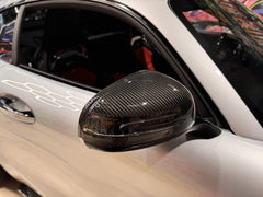 Dry Carbon Fiber Mirror Caps - Mercedes AMG GT/GTS/GTC/GTR C190.