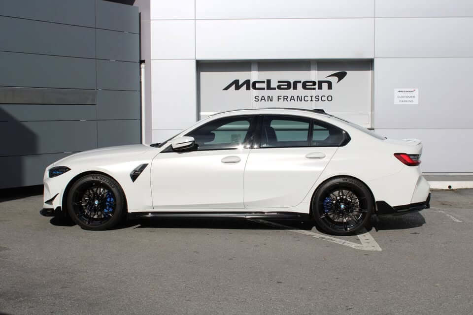 MP Style Gloss Black Rear Canard - BMW G80 & G81.